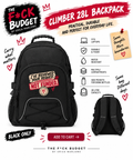 The F*ck Budget 28L backpack.