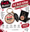F*ck Bucks keyring promotional artwork.